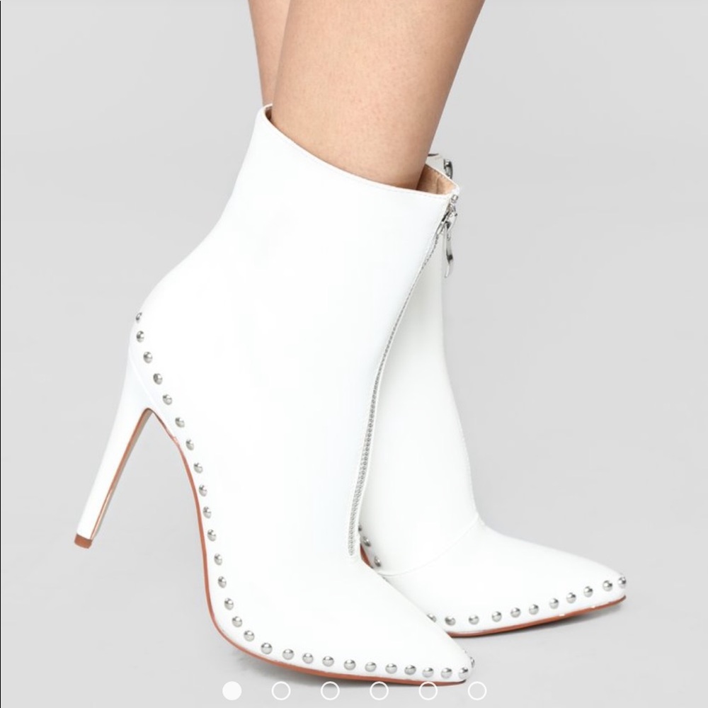 RESERVED - Thoraya Bootie-White from Fashionnova